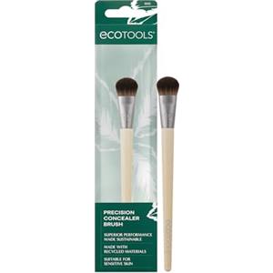 EcoTools Precision Concealer Makeup Brush, 1 Count | Copertura costruibile con un pennello correttore sotto gli occhi e un piccolo pennello correttore con setole dense