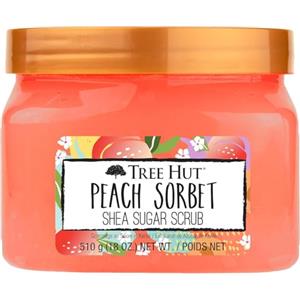 Tree Hut Peach Sorbet Shea Sugar Scrub 510g - Scrub Corpo Idratante con Zucchero e Burro di Karité per Pelle Morbida e Liscia