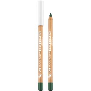 Deborah Milano - Matita Occhi BIO Formula Pura per Occhi Sensibili, Alta Tollerabilità con Ingredienti Naturali e Biologici, Facilmente Sfumabile, Senza Siliconi e Fragranze, Colore: Verde n.4