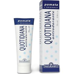 Naturando Quotidiana Pomata Antiodorante che Previene il Cattivo Odore Ostacolando la Degradazione del Sudore da parte dei Batteri - 75ML