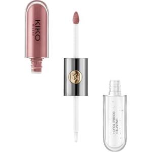 KIKO Milano Unlimited Double Touch - Tonalità 120 Rosy Mauve | Rossetto Liquido 2 Step | Base Colore + Gloss | Tenuta 12 Ore | No Transfer | Luminoso