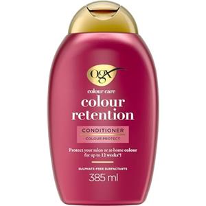 OGX Conditioner Colour Care Colour Retention - Balsamo idratante per capelli colorati con Tecnologia Bond Plex, 385 ml