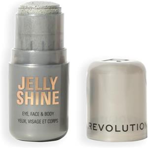 Revolution Beauty London Revolution Jelly Shine Highlight Stick, illuminante per occhi, viso e corpo, formula in gel con effetto perlato, Vegan & Cruelty-Free, Silver Moonlight