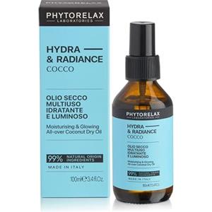 Phytorelax Laboratories Cocco Vegan & Organic - Olio Secco Multiuso - Viso -Corpo -Capelli - Nutriente & Riparatore, Avvolgente, Si Assorbe Subito - 100ml