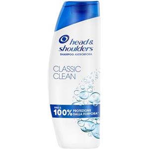Head & Shoulders Classic Clean Shampoo Antiforfora 250 ml - Protezione 100% dalla Forfora, Clinicamente Testato, Per Tutti i Tipi di Capelli