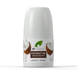 Dr. Organic Deodorante Roll-On al Cocco Biologico 50 ml - Naturale e Delicato per Pelli Sensibili