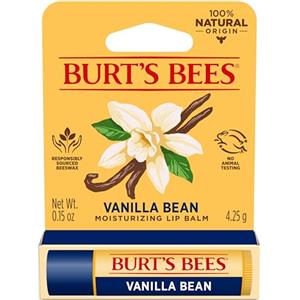 Burt's Bees Balsamo per Labbra alla Vaniglia, Idratante Naturale con Cera d'Api e Vitamina E, 4.25 g