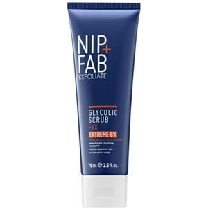 NIP & FAB Nip + Fab Glycolic Fix Scrub Estremo - Peeling Viso con 6% Acido Glicolico - Peeling 3-in-1 AHA/BHA per Minimizzare i Pori e Levigare la Pelle, 75 ml