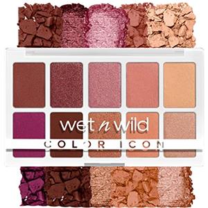 wet n wild, Color Icon 10-Pan Palette, Palette di Ombretti, 10 Colori Riccamente Pigmentati per il Trucco di Tutti i Giorni, Formula a Lunga Durata e Facile da Sfumare, Heart & Sol