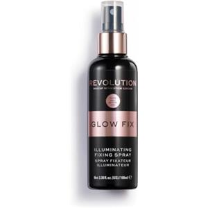 Makeup Revolution London Glow Fix Spray Fissatore Illuminante 100 ml - Idrata e Illumina il Trucco