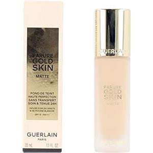 GUERLAIN Fondotinta Liquido Opacizzante Parure Gold Skin Matte 35 ml - Effetto Idratante e Uniformante con Oro 24k