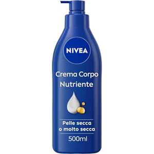 Nivea Body Crema Nutriente 500 ml - Idratazione Intensa per Pelle Secca con Olio di Mandorle e Vitamina E