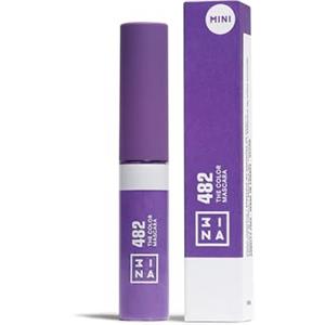 3INA - The Color Mascara 482 (mini) - Mascara Colorato Viola | 10h Lunga Durata - Eyeliner Penna Colorato Liquido Mat - Alta Pigmentazione - Vegan-Cruelty Free