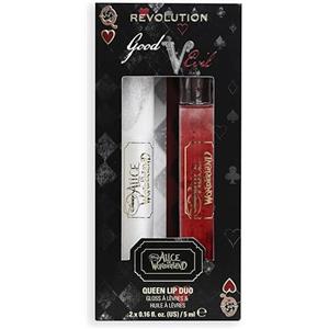 Revolution Beauty London Revolution Beauty, Disney's Alice in Wonderland x Revolution The Queens Lip Duo, Trucco Costume Halloween Labbra, Vegano & Senza Crudeltà