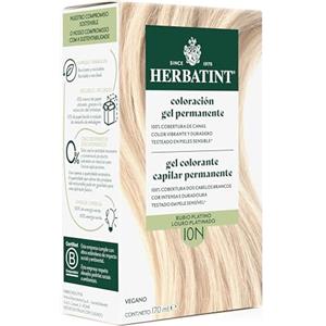 Herbatint Colorazione Capillare in Gel 10N Biondo Platino - 170 ml | Senza Ammoniaca, Copertura Ottimale dei Capelli Grani | con 8 Estratti Biologici, Ideale per pelli Sensibili