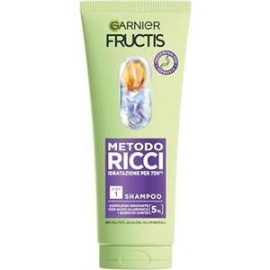Garnier Fructis Shampoo Metodo Ricci 200 ml - Idratante e Deterge i Capelli Ricci con Acido Ialuronico e Burro di Karité