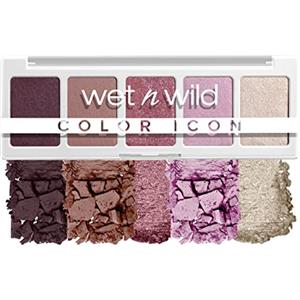 Wet n Wild, Color Icon 5-Pan Palette, Palette di Ombretti, 5 Colori Riccamente Pigmentati per il Trucco di Tutti i Giorni, Formula a Lunga Durata e Facile da Sfumare, Petalette