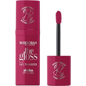 Deborah Milano The Gloss - Lucidalabbra No Transfer 06 Juicy Red, 4ml, Effetto Ultra Brillante e Coprenza Leggera