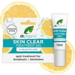 Dr. Organic Skinclear Treat Gel 10 ml - Gel Anti Imperfezioni con Tea Tree e Pompelmo