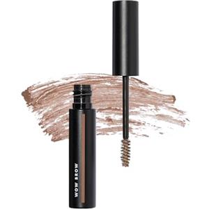 e.l.f. Wow Brow Gel, volumizzante, modulabile, ibrido cera-gel, crea sopracciglia piene e voluminose, fissa le sopracciglia, Taupe, infuso con fibre, 3,5 g