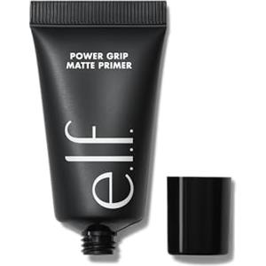 e.l.f. Mini Power Grip Primer Matte, Matte Finish, Long-Lasting, Suitable for All Skin Types, Infused with Lemon Myrtle Blend, Vegan & Cruelty-Free, Travel Size