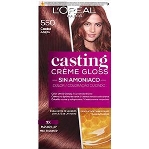 L'Oréal Paris Casting Creme Gloss Baño De Color 550 Caoba - Colore ricco con tecnologia di ultima generazione per appassionati e professionisti