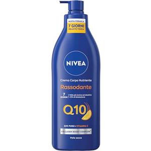 Nivea Crema Corpo Nutriente Rassodante 400 ml con Q10 e Vitamina C - Idrata e Rassoda la Pelle Secca