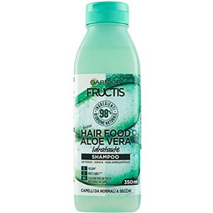 GARNIER Shampoo Idratante Fructis Hair Food Per Capelli Disidratati, Aloe Idratante, Aloe Vera, 350 Millilitro