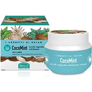 Helan, I Sorbetti CocoMint - Scrub Corpo Esfoliante, Fresco e Vegetale con Acqua di Cocco e Estratto di Menta, Body Scrub Gel con Cocco, Burro Corpo Esfoliante, Illuminante e Levigante, 150 ml