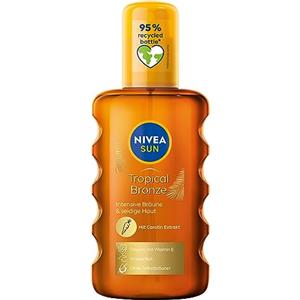 NIVEA SUN Intense Bronze - Olio solare al carotene SPF 6, 200 ml