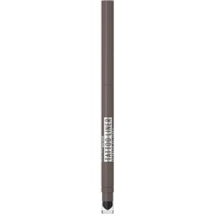 Maybelline New York Matita Occhi in Gel Sfumabile, Effetto Smokey Eyes, Tenuta Fino a 36H, Formula Waterproof a Prova di Sbavature, Tattoo Liner Automatic Gel Pencil, Tonalità: Mocha Grey
