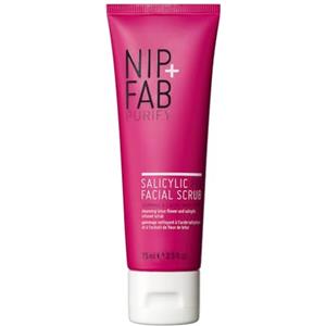NIP & FAB Nip + Fab Salicylic Acid Fix, Peeling viso con acido salicilico, Vitamina E, Pietra vulcanica, Peeling detergente, Pulizia dei pori, Controllo del sebo, 75 ml
