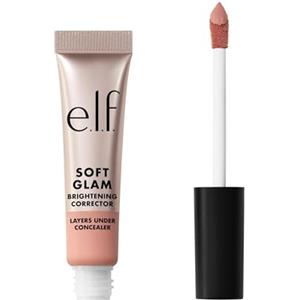 e.l.f. Soft Glam Brightening Corrector, aiuta a correggere occhiaie e discromie, idratando con un finish naturale, prodotto vegano e non testato sugli animali, Light Pink