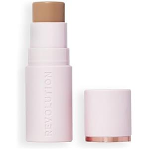 Revolution Skin Silk Bronzer Stick - Bronzer Modulabile per Guance, Occhi e Labbra, Formula Crema-Polvere, Vegan e Cruelty-Free, 4.5 g