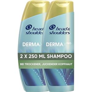 Head & Shoulders DERMAXPRO Shampoo Antiforfora 2x250 ml con Aloe, Lenitivo per Cuoio Capelluto Secco e Prurito
