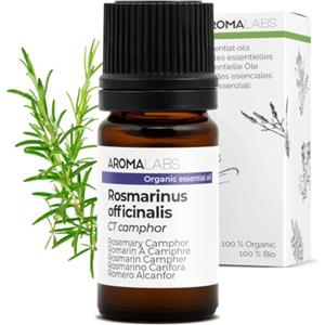 Aroma Labs Rosmarino Canforato BIO (Rosmarinus officinalis CT canfora) - 5 mL - Olio Essenziale Chemiotipizzato e Certificato AB - Aroma Labs - Made in France