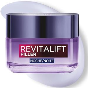 L'ORÉAL Revitalift Filler Crema Rellenadora De Noche con Acido Ialuronico - 50Ml, Formula Innovativa e Delicata