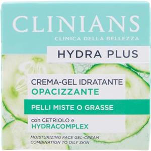 CLINIANS | Hydra Plus Crema Viso Idratante Opacizzante 50 ml | Dermatologicamente testato, Made in Italy