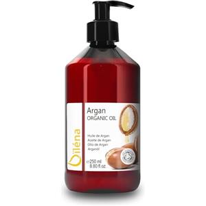 Oïléna Olio di Argán Orgánico, Viso, Capelli, Corpo, Unghie, Olio da Marroco Puro Vergine, Spremuto a Freddo, Acne, Smagliature, Cuticole, Idratante, Lenitivo, Anti Rughe, 100% Biologico 250 ML