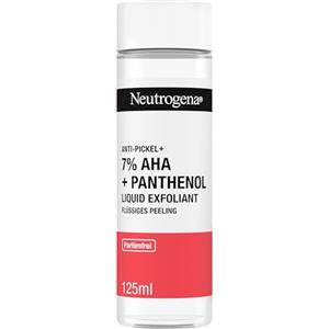 Neutrogena Peeling liquido anti-brufolo + liquido esfoliante con 7% AHA + pantenolo (125 ml) rimuove delicatamente le cellule morte della pelle e il sebo in eccesso