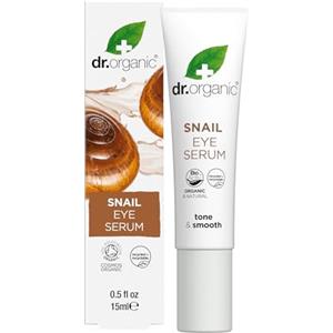 Dr. Organic Siero Contorno Occhi 15 ml - Gel di Lumaca Naturale Anti-invecchiamento