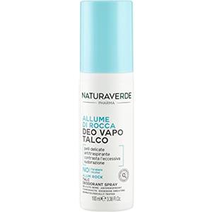 Naturaverde | Pharma - Deodorante Rocca Talkum con Estratto di Camomilla e Gel di Aloe Vera, Senza Gas e Alcol, 100ml