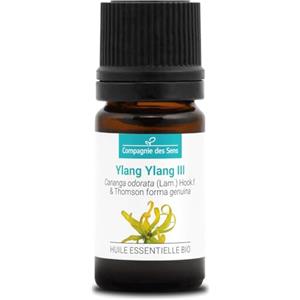 La Compagnie des Sens YLANG YLANG III (Cananga odorata) BIO - 5mL - Olio Essenziale di Qualità Premium - 100% Puro, Naturale, Garantito ChromaCert® - Chemiotipizzato & Integrale