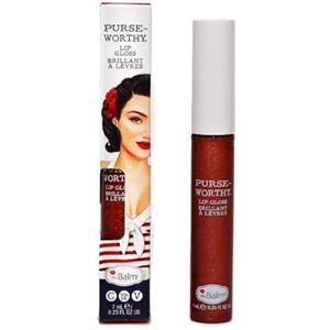 The Balm Purseworthy Lip Gloss Saddle - Lussuoso, Colore Intenso e Illuminante, 7 ml