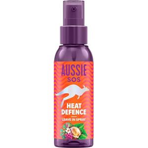 Aussie SOS Heat Defence Spray Termoprotettore 100ml Per Districare E Proteggere Dal Calore Mantenendo I Capelli Idratati Fino A 100 Ore, Formula Vegana