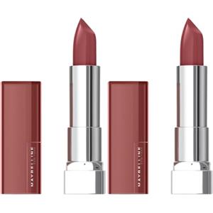 Maybelline New York Rossetto Color Sensational, Comfort estremo e labbra d'impatto, Tonalità: Latte Beige (642) (Confezione da 2)