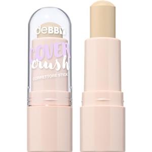deBBY, Cover Crush, Correttore Stick Long Lasting, Finish Mat Naturale, Minimizza Imperfezioni e Rossori, con Vitamina C ed E, Formula Non Comedogenica con Attivo Anti-Impurità, Colore 03 Nude