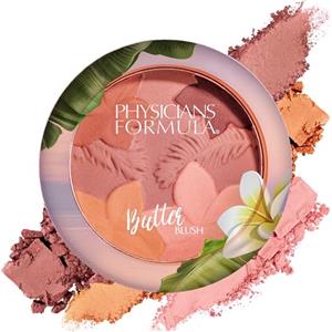 Physicians Formula, Matte Monoi Butter Blush in Polvere, Fard Viso Waterproof, Formula Nutriente al Burro di Murumuru, di Cupuacu, di Tucuma, e Burro Tahitiano Monoi, Finish Opaco, Mauvy Mattes