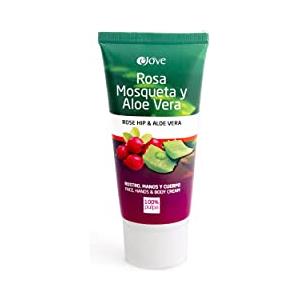 Ejove Crema alla Rosa Mosqueta e Aloe Vera 50 ml | Crema Rigenerante e Cicatrizzante per Viso Mani e Corpo | Trattamento Naturale per Rughe Smagliature e Cicatrici