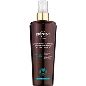 Biopoint Solaire - Elisir di Sole, Siero Autoabbronzante, Azione Intensa e Antimacchie, Dona un'Abbronzatura Rapida, Illumina e Idrata la Pelle, Adatto a Ogni Tipo di Incarnato, Marrone